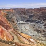 Aerial View Of Opencast Mining Quarry.