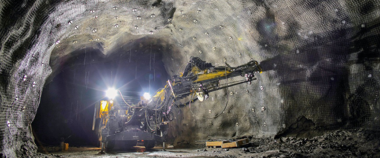 Traditional Mining Method For Extracting Metal - Underground Mining.